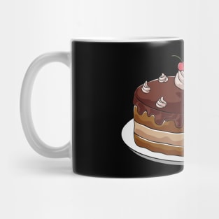 Chocolate Cake Cakes Mug